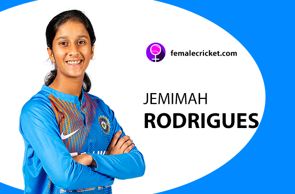 Jemimah Rodrigues. Women's T20 World Cup 2020