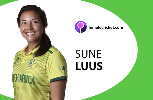 Sune Luus. Women's T20 World Cup 2020