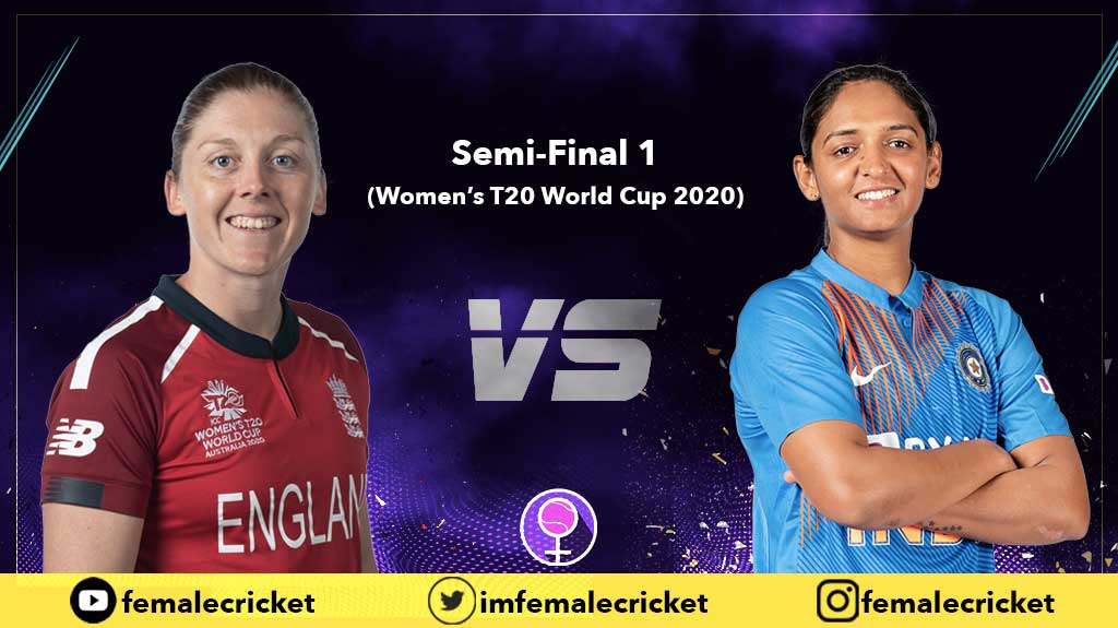 India vs England in Women's T20 World Cup 2020