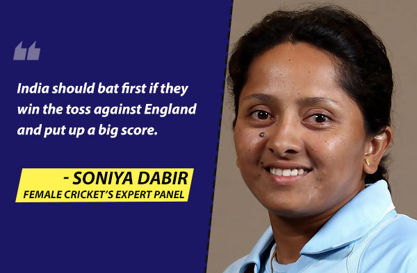 Soniya Dabir - India vs England Semi-Finals