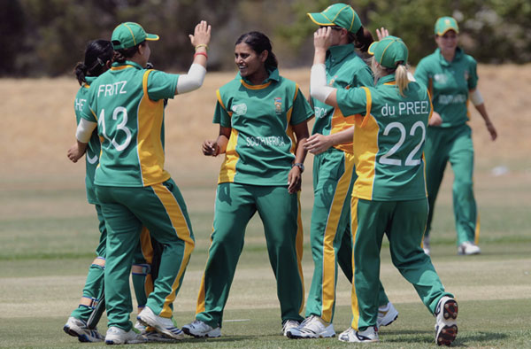 Dinesha Devnarain and South African Women's Cricket Team