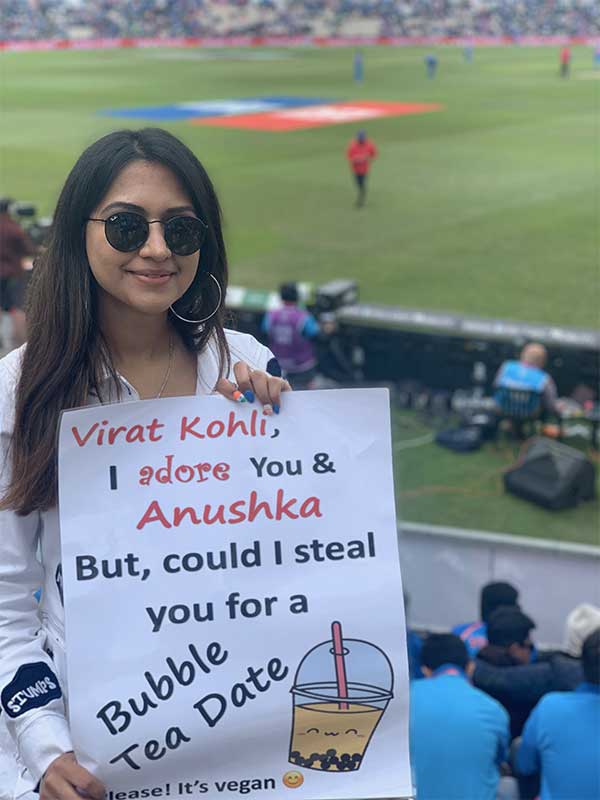 Roshni Chasmawala at Cricket World Cup 2019