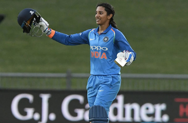 Smriti Mandhana brought up her fourth ODI century Getty Images