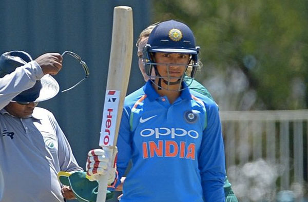 Mandhana scored 135 off just 129 deliveries with 14 fours and a solitary six.