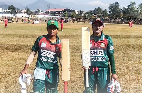 They have scored hundreds for the first time in Bangladesh Women's T20 history today against Maldives Women in the SA Games T20 Competition.👏👏👏