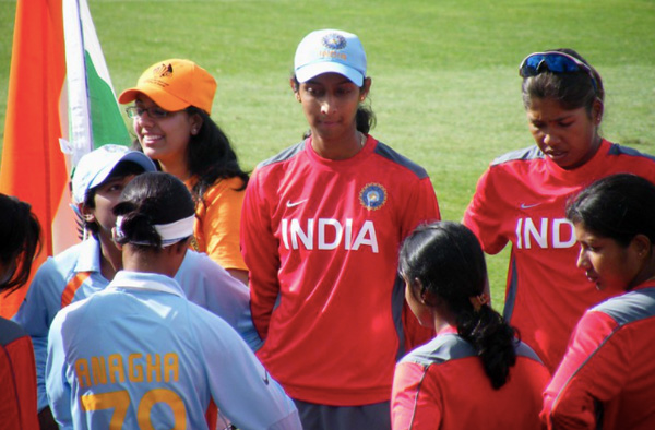 Snehal Pradhan of India - ICC Women's Cricket World Cup, Sydney, March 2009.