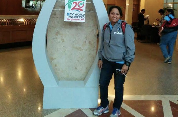 Soniya Dabir at 2014 T20 World Cup