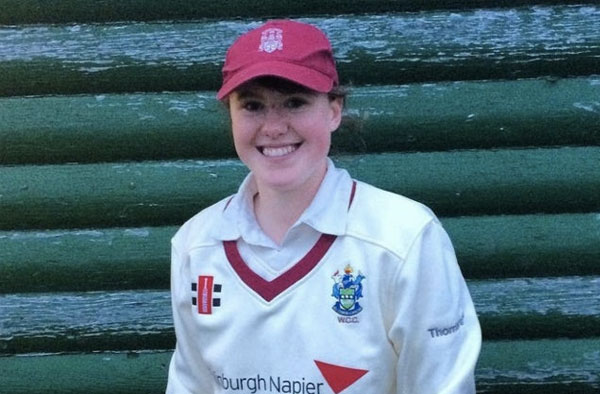 Watsonians wicketkeeper Sarah Bryce. PC: https://www.edinburghnews.scotsman.com/