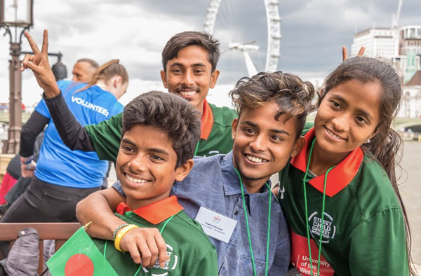 Team Bangladesh at 2019 Street Child World Cup 2019