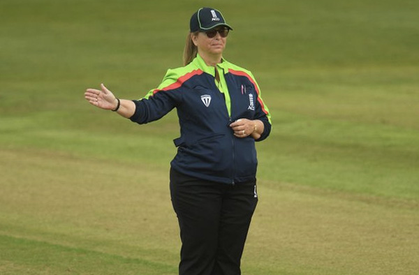 Yvonne Dolphin-Cooper is one of 10 female umpires standing in the 2020 Rachael Heyhoe Flint Trophy