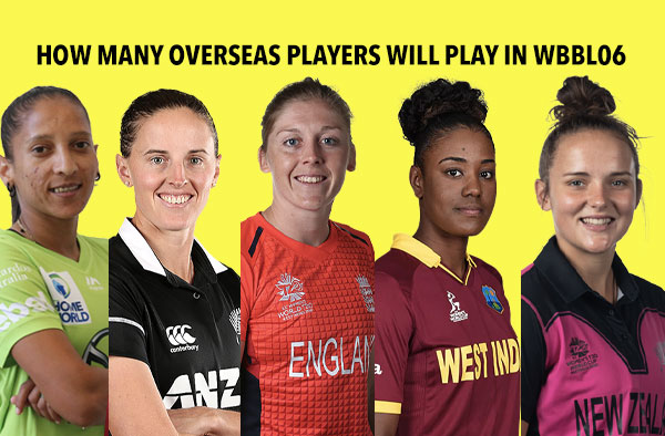 Overseas players in Women's Big Bash league 2020