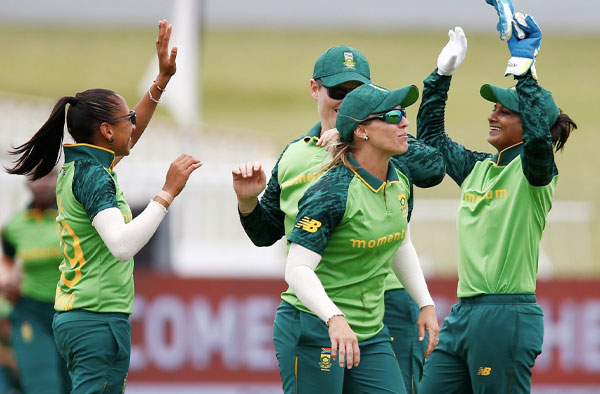 South Africa take the victory in the final over. PC: OfficialCSA / Twitter