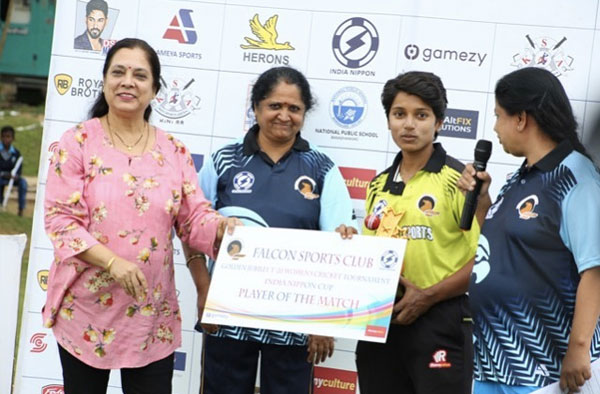Punam Raut awarded Player of the Match