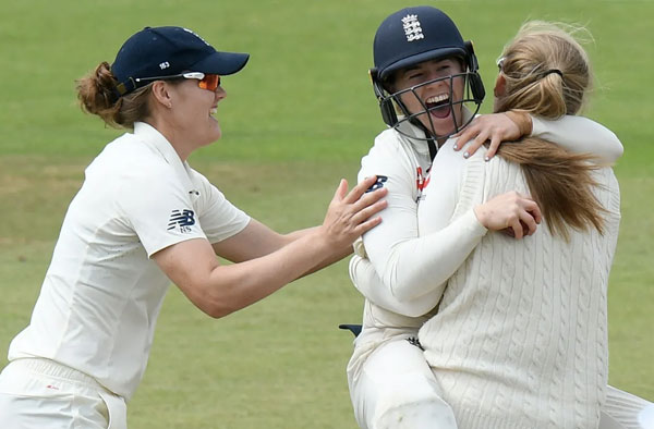 England Women's Cricket Test Team. Photograph: Graham Hunt/ProSports/Shutterstock