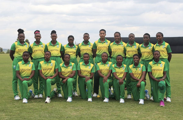 Rwanda Women's Cricket Team. PC: Twitter