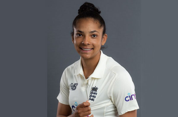 Sophia Dunkley called up for her maiden Test Cricket. PC: Getty Images