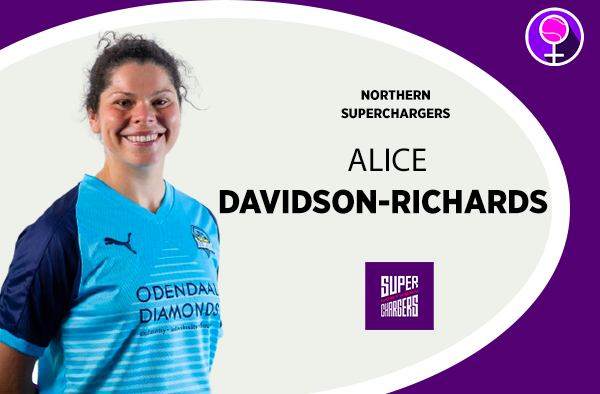 Alice Davidson-Richards - Northern Superchargers - The Women's Hundred 2021