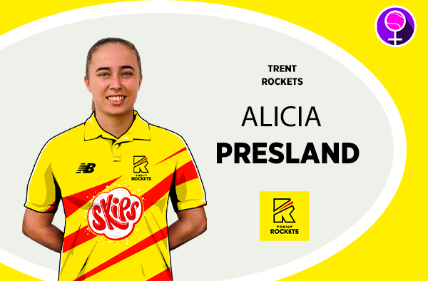 Alicia Presland - Trent Rockets - The Women's Hundred 2021
