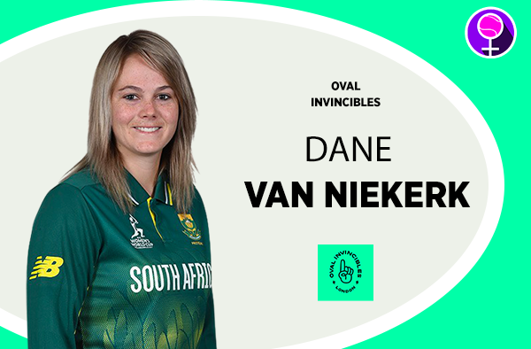 Dane Van Niekerk - Oval Invincibles - The Women's Hundred 2021