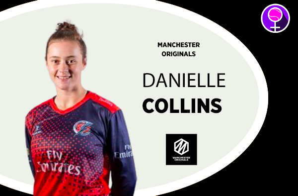 Danielle Collins - Manchester Originals - The Women's Hundred 2021