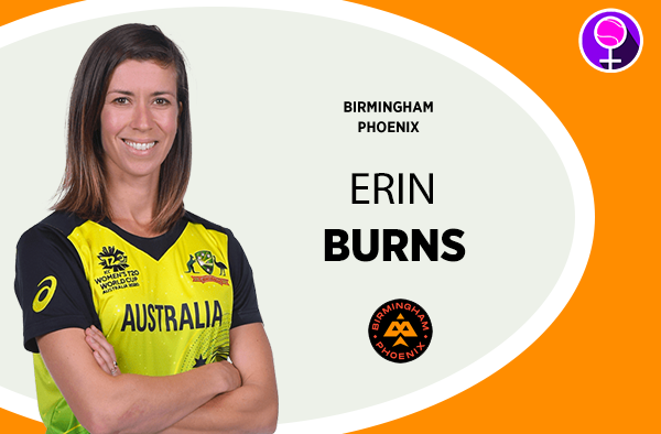 Erin Burns - Birmingham Pheonix - The Women's Hundred 2021