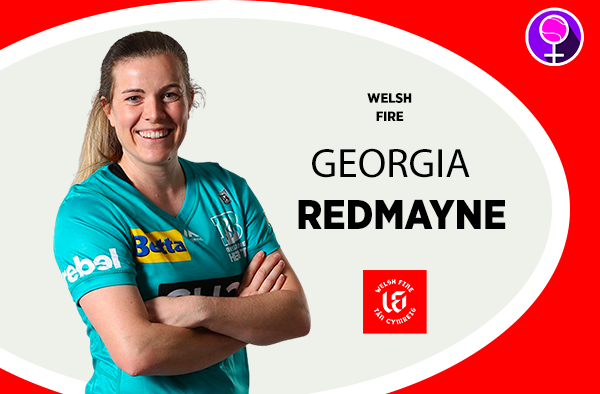 Georgia Redmayne - Welsh Fire - The Women's Hundred 2021