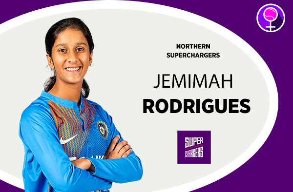 Jemimah Rodrigues - Northern Superchargers - The Women's Hundred 2021
