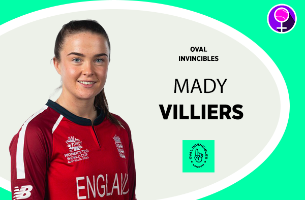 Mady Villiers - Oval Invincibles - The Women's Hundred 2021
