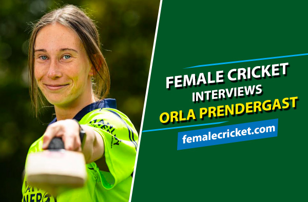 Female Cricket interview Orla Prendergast PC: Oisin Keniry.
