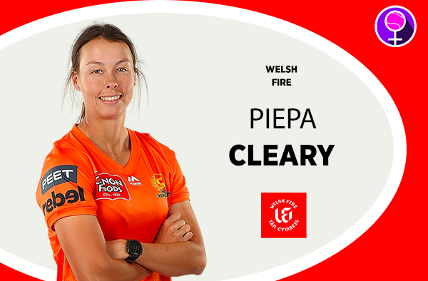 Piepa Cleary - Welsh Fire - The Women's Hundred 2021