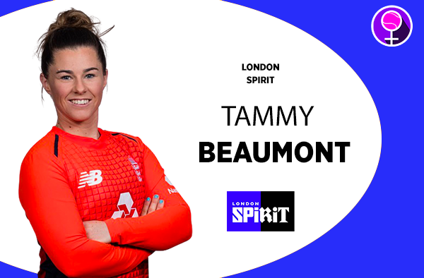 Tammy Beaumont - London Spirit - The Women's Hundred 2021