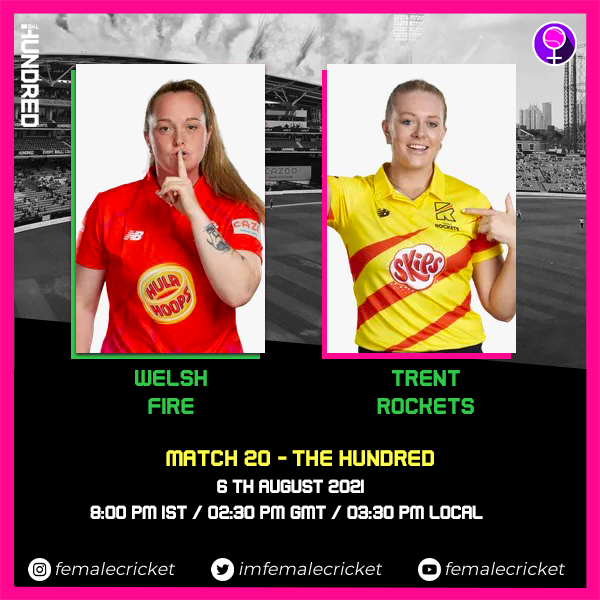 Match 20 - Welsh Fire vs Trent Rockets