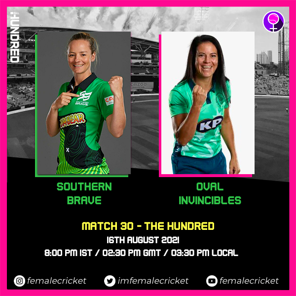 Match 30 - Southern Brave vs Oval Invincibles