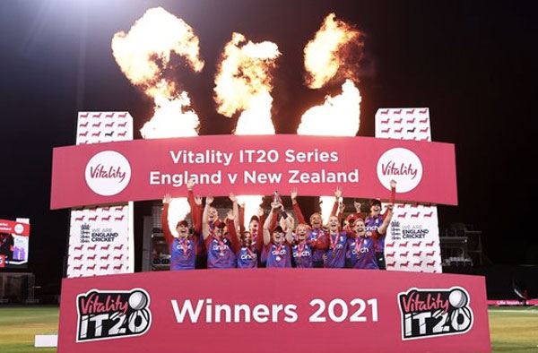 England Claim T20I Series Victory against New Zealand. PC: Twitter