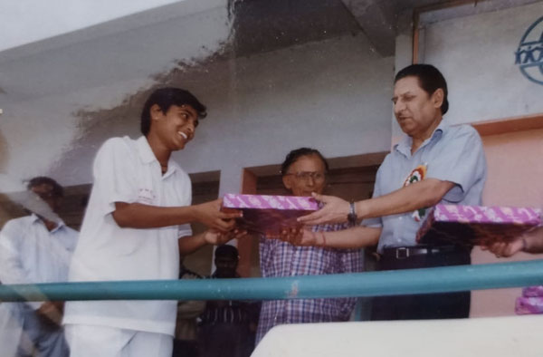 Preeti Dimri getting rewarded for her performance in a Tournament