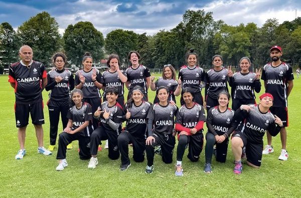 Canada Women's Cricket Team. PC: GoCricketGoCanada/Facebook