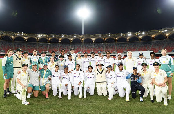 India vs Australia Squad that created History by playing First Ever day night Test Match
