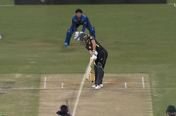 Shikha Pandey's in-swinging delivery to dismiss Alyssa Healy