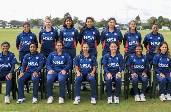 USA Women's Cricket Team in T20 World Cup Qualifiers 2021. PC: Twitter