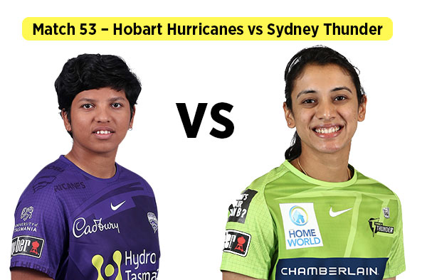 Match 53 – Hobart Hurricanes vs Sydney Thunder