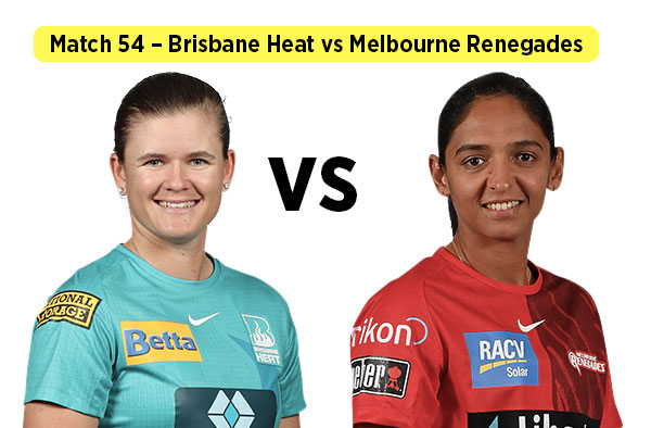Brisbane Heat vs Melbourne Renegades for WBBL 2021