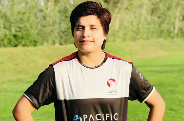Chaya Mughal - UAE Women's Cricket Team. PC: Female Cricket