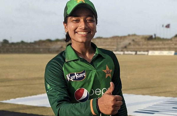 Fatima Sana - Pakistani Cricketer. PC: Twitter