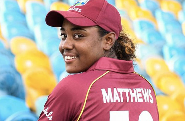 Hayley Matthews named November's ICC Player of the Month
