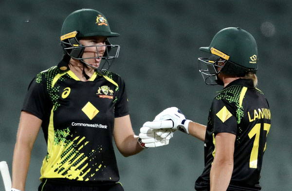Tahlia McGrath and Meg Lanning's partnership help AUS demolish England by 9 Wicket. PC: Twitter