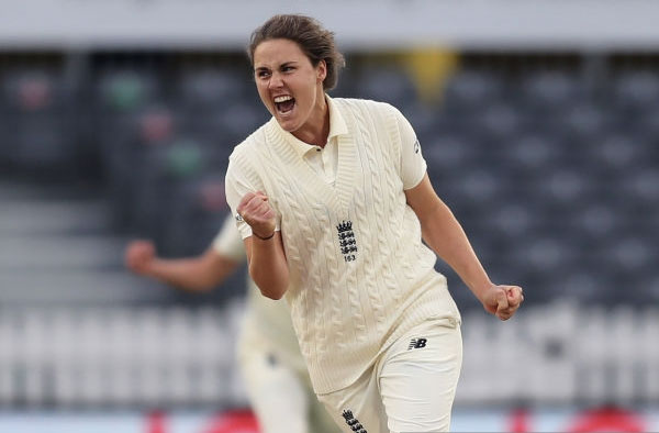 Natalie Sciver in Women's Test. Creator: Ashley Allen  |  Credit: Getty Images Copyright: 2021 Getty Images
