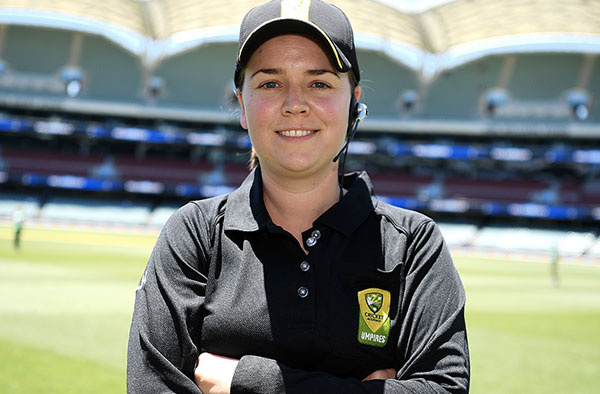 Eloise Sheridan as Female Cricket Umpire