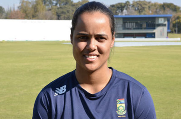 Chloe Tryon - South African all-rounder. PC: Twitter