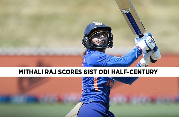 Mithali Raj completes 5000 ODI Runs as Captain, Scores 61st ODI Fifty