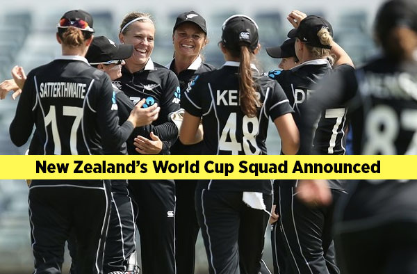 New Zealand Squad For Women's World Cup 2022 Announced, Leigh Kasperek Missed Out